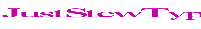 JustStewType3 Regular ttext